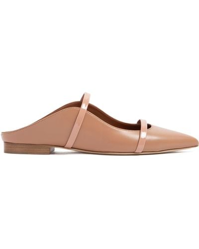 Malone Souliers Maureen Flats Shoes - Brown