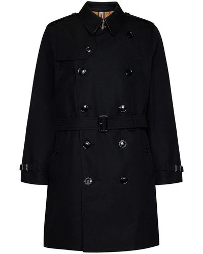 Burberry Heritage The Kensington Trench Coat - Black