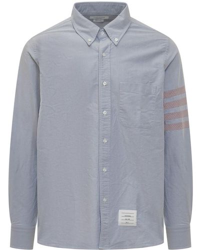 Thom Browne 4Bar Shirt - Gray