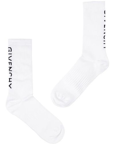 Givenchy College Socks - White