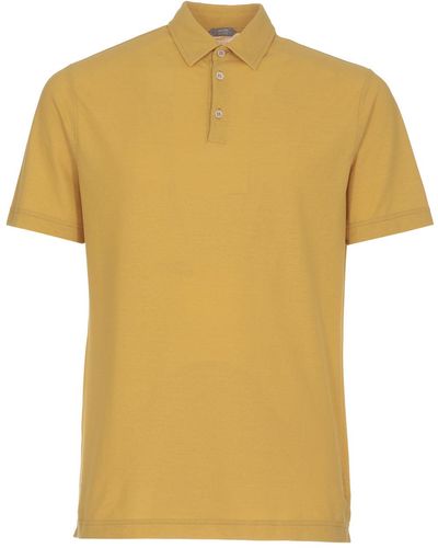 Zanone T-shirts And Polos - Yellow