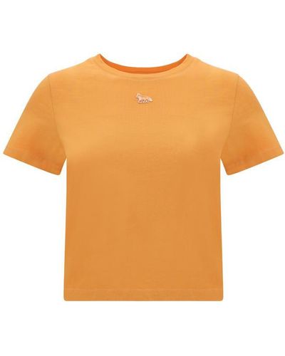Maison Kitsuné T-Shirts - Orange
