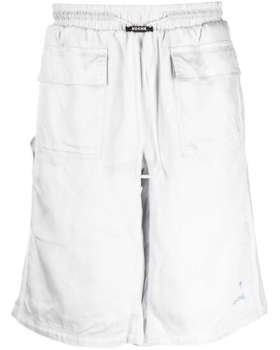 PUMA Logo-buckle Track Shorts - White