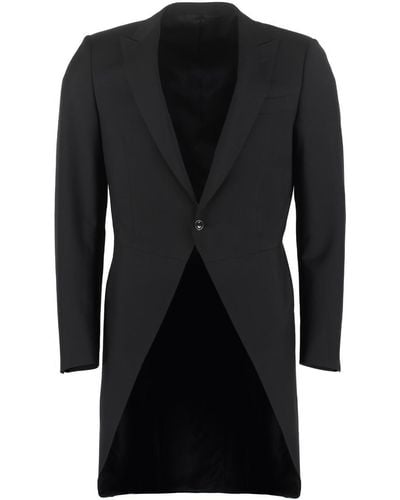 Canali Wool Tailored Jacket - Black