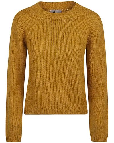 Niu Sweaters Yellow - Brown
