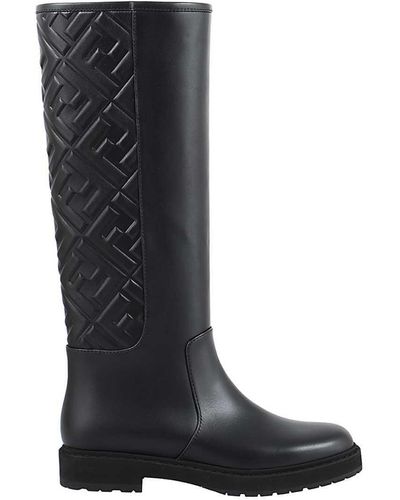 Fendi Leather Boots - Black