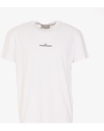 Maison Margiela And Cotton T-Shirt - White