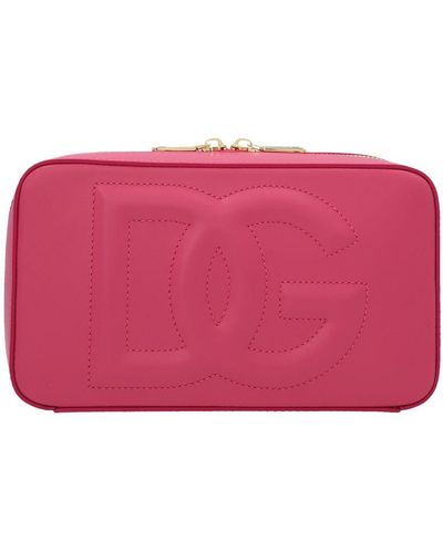 Dolce & Gabbana Logo Crossbody Bag - Purple