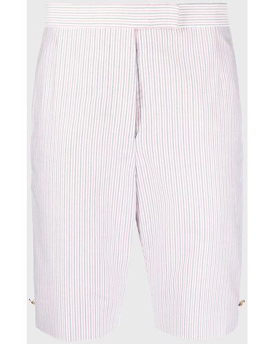 Thom Browne Multicolor Cotton Short - Pink