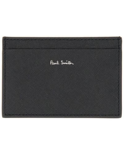 Paul Smith "mini Blur" Card Holder - Black