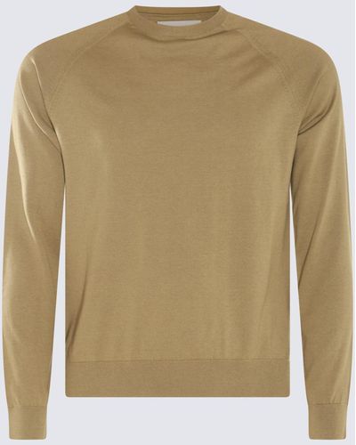Piacenza Cashmere Green Cotton-silk Blend Sweater