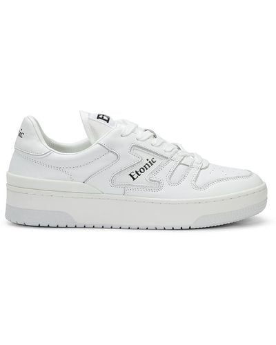 Etonic B481 Leather Sneakers With Logo - White