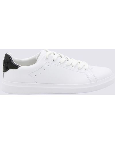 Tory Burch Leather Sneakers - White