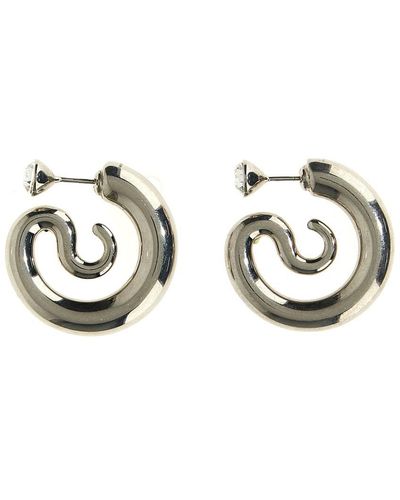 Panconesi 'Diamond Serpent' Earrings - Metallic