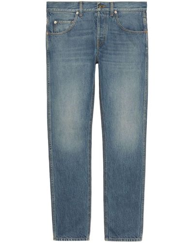 Gucci Organic Cotton Denim Jeans - Blue