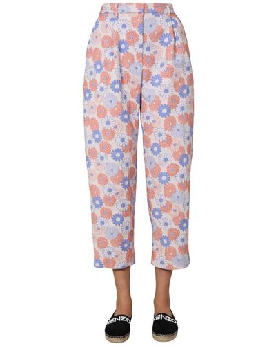 KENZO Cropped Trousers - Multicolour