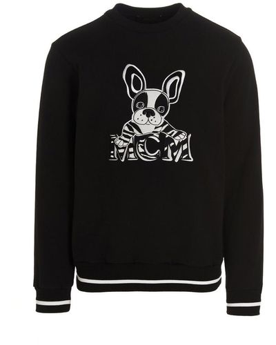 MCM Embroidery Sweatshirt - Black
