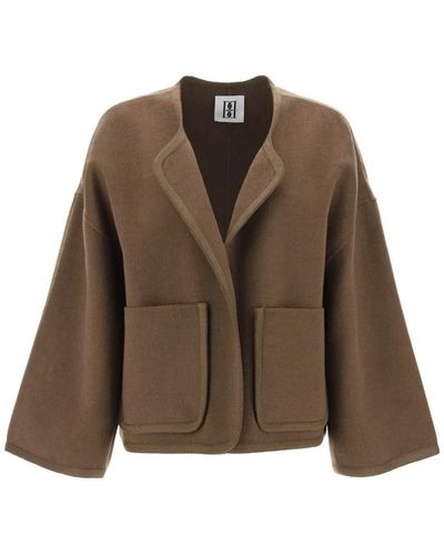 By Malene Birger Double-Faced Wool Jacquie Jacket - Brown