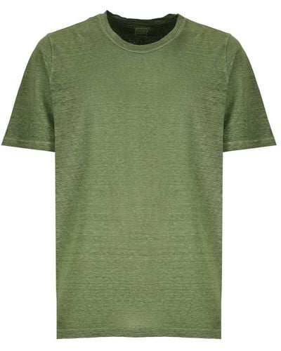 120% Lino T-shirts And Polos Green