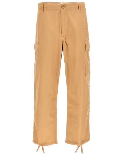KENZO Cargo Workwear Pants - Natural