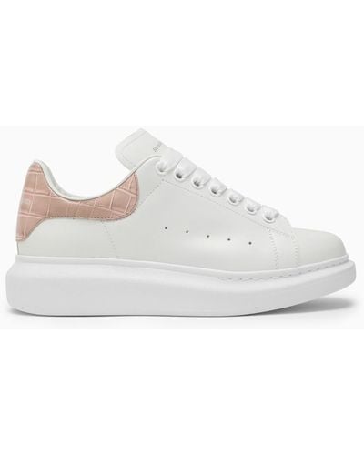 Alexander McQueen And Camel Oversized Trainers - White