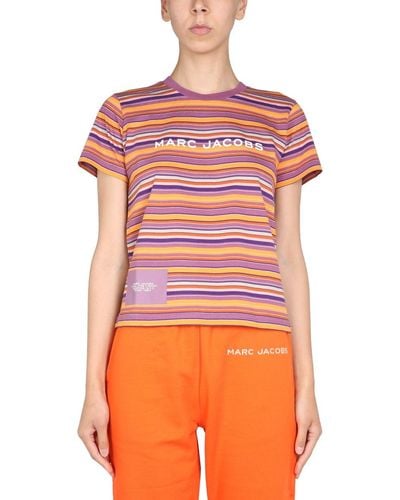 Marc Jacobs Logo Print T-shirt - Orange