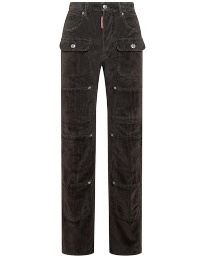 DSquared² Multi-Pockets Trousers - Black