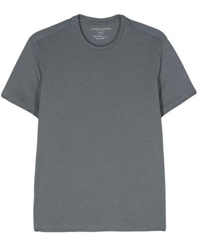 Majestic Filatures Short Sleeve Round Neck T-Shirt - Gray