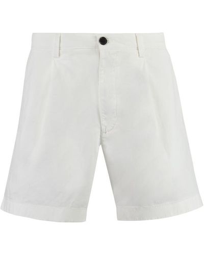 Department 5 Cotton Bermuda Shorts - White