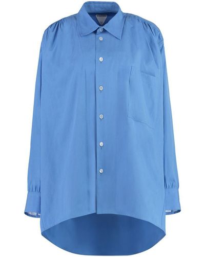 Bottega Veneta Oversize Shirt - Blue