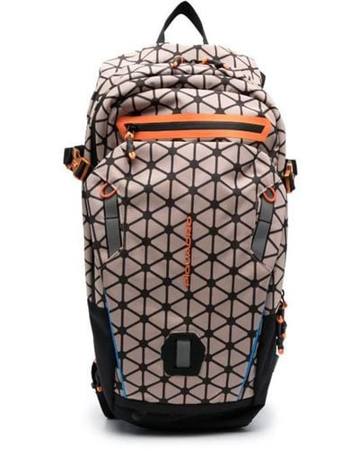 Piquadro Fabric Biking Backpack Bags - White
