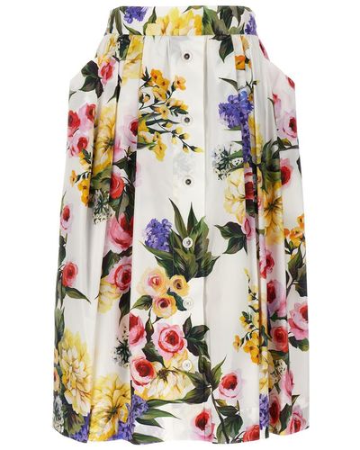 Dolce & Gabbana Giardino Skirts - Multicolor