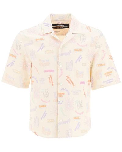 Jacquemus 'La Chemise Aouro' Shirt - Natural