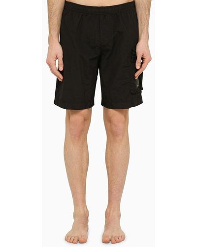 C.P. Company Nylon Bermuda Shorts - Black
