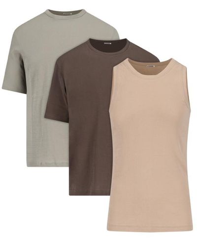 Jil Sander '3-pack' T-shirt Set - Grey