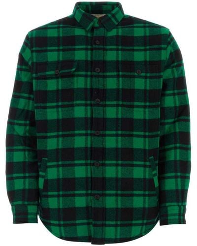 Polo Ralph Lauren Printed Wool Blend Shirt - Green