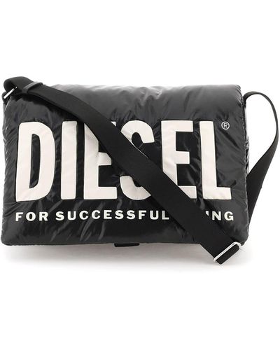 DIESEL Puff Dsl Messenger Bag - Black