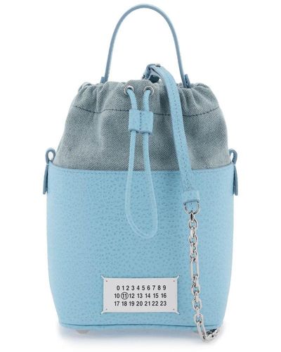 Maison Margiela '5ac' Mini Bucket Bag - Blue