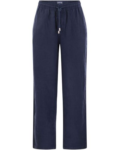 Vilebrequin Linen Pants - Blue