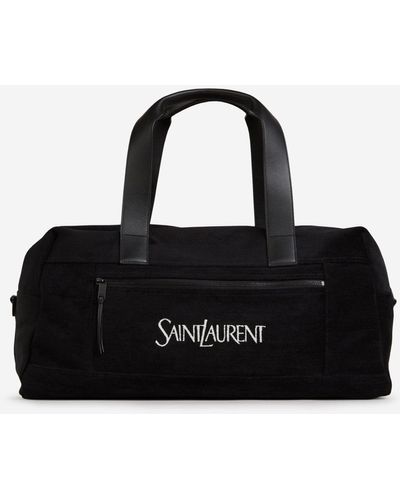 Saint Laurent Logo Travel Bag - Black