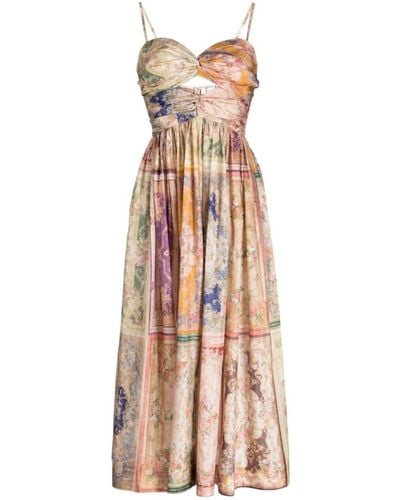 Zimmermann August Midi Dress - Multicolor