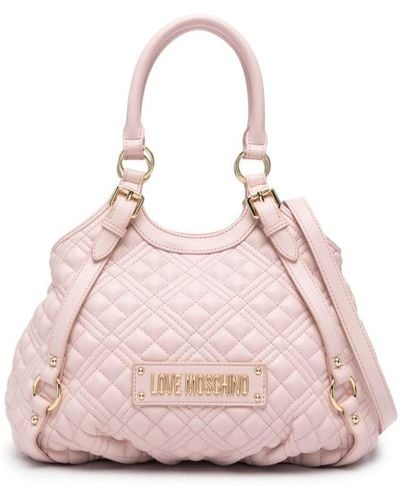 Love Moschino Quilted Bag - Pink