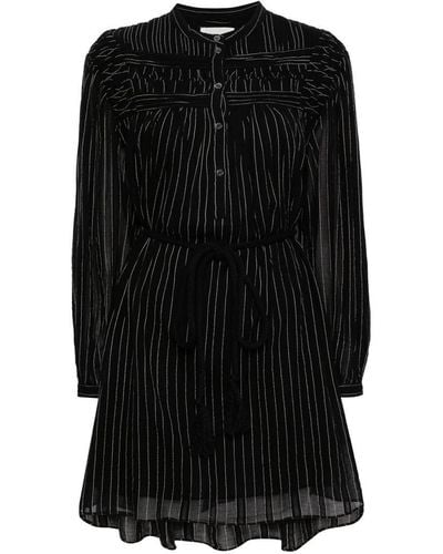Isabel Marant Striped Dress - Black