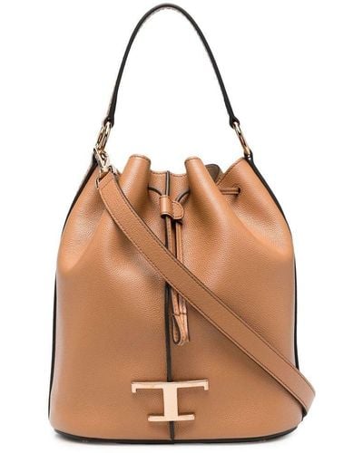 Tod's Bags.. Leather Brown - Natural