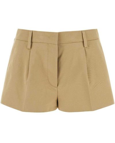 Natural Miu Miu Shorts for Women | Lyst