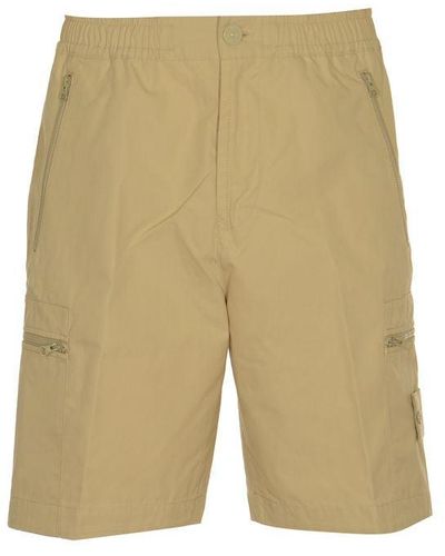 Stone Island Button Classic Shorts - Natural