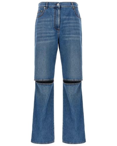 JW Anderson Cut-out Jeans - Blue