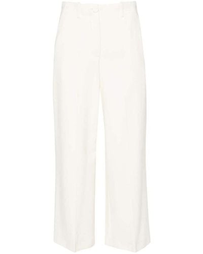 Erika Cavallini Semi Couture Wide-leg Pants - White