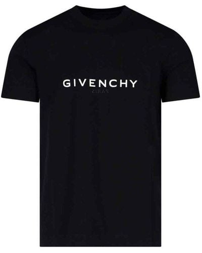 Givenchy Logo-print Cotton-jersey T-shirt - Black