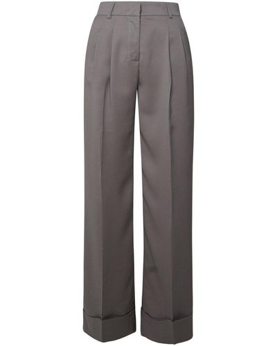ANDAMANE Grey Polyester Trousers